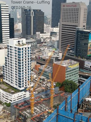 16T Luffing Jib Tower Crane 60m Radium Cranes On Skyscrapers